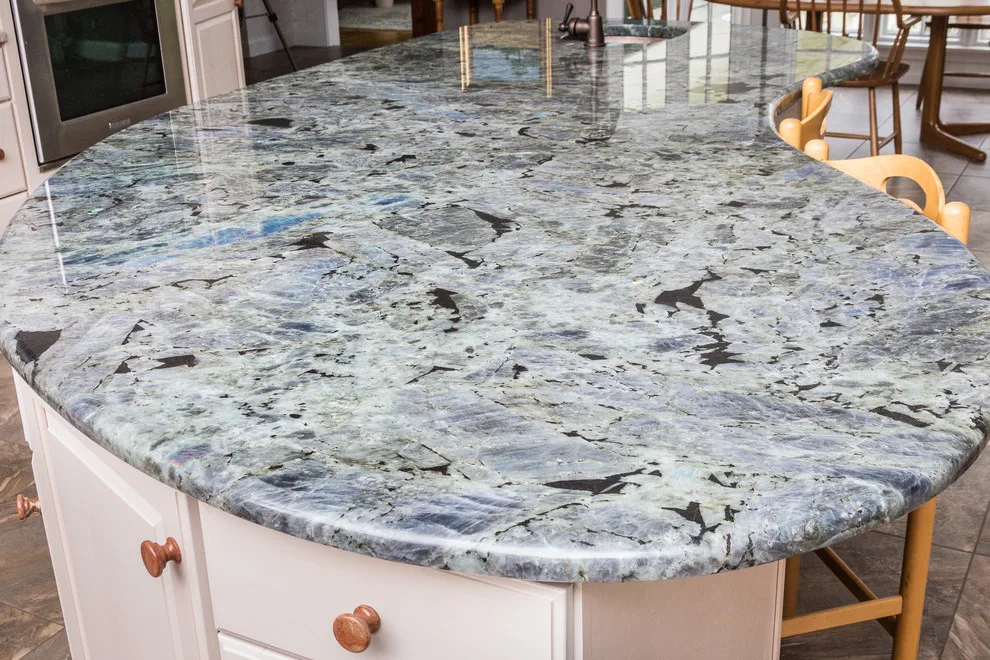 Lumerian Light Granite and Madre Perla Quartz Kitchen by Northern Granite And Marble - Photo 11