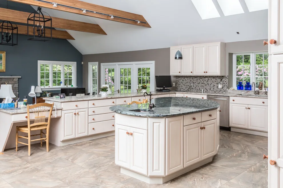 Lumerian Light Granite and Madre Perla Quartz Kitchen by Northern Granite And Marble - Photo 4