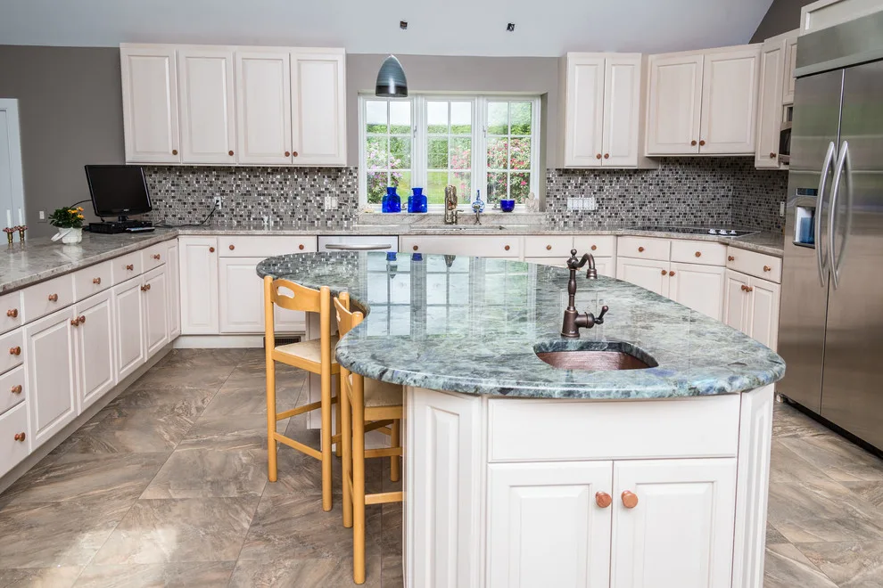 Lumerian Light Granite and Madre Perla Quartz Kitchen by Northern Granite And Marble - Photo 13