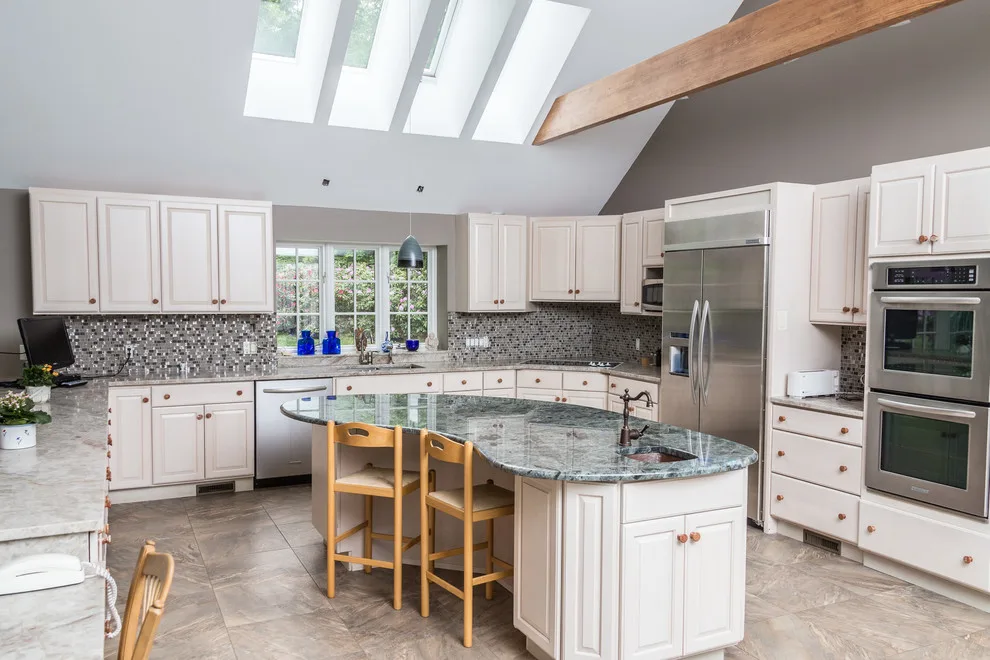 Lumerian Light Granite and Madre Perla Quartz Kitchen by Northern Granite And Marble - Photo 14