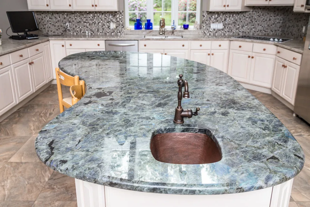 Lumerian Light Granite and Madre Perla Quartz Kitchen by Northern Granite And Marble - Photo 3