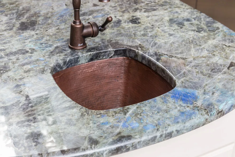 Lumerian Light Granite and Madre Perla Quartz Kitchen by Northern Granite And Marble - Photo 6