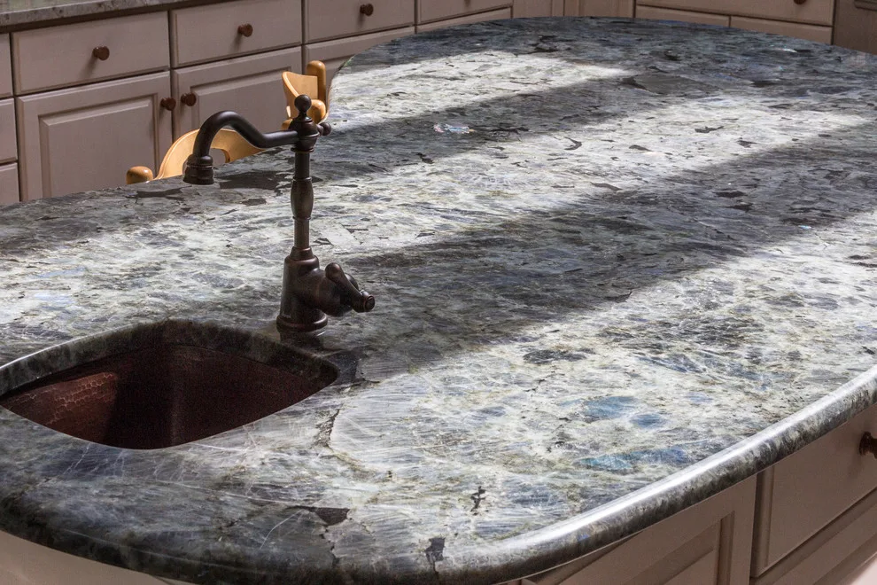 Lumerian Light Granite and Madre Perla Quartz Kitchen by Northern Granite And Marble - Photo 16