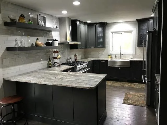 Unrefined Sugar Marble Kitchen Worktops by Cutting Edge Countertops, Inc. - Photo 3