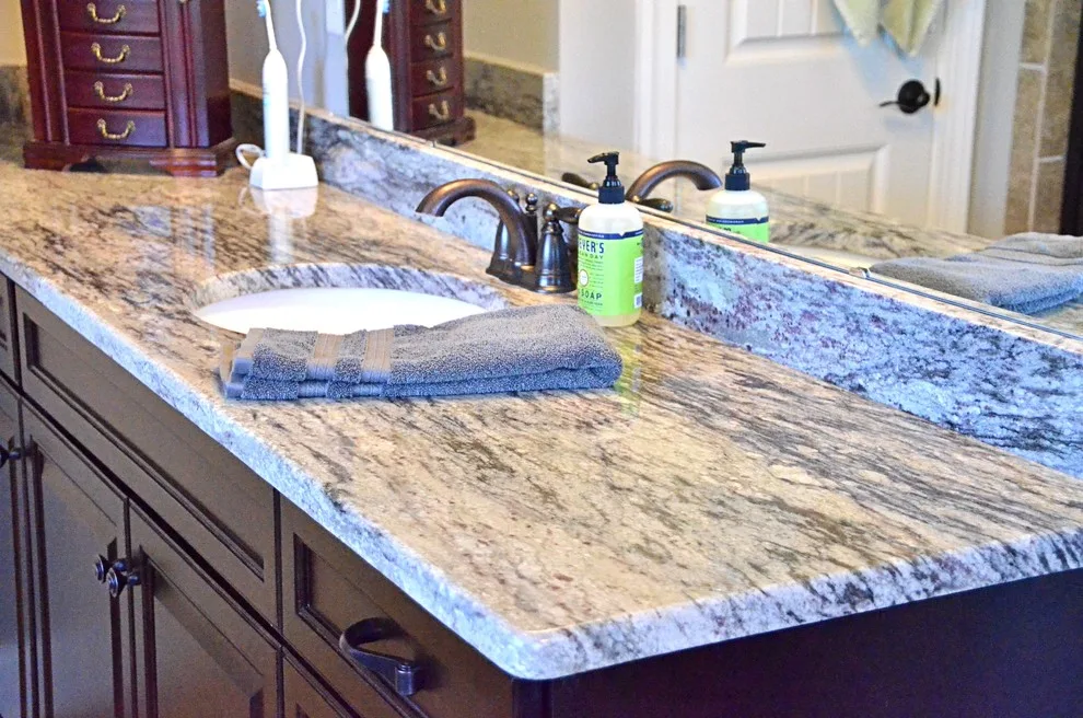 Pretoria White Master Bathroom by Bolder Granite - Photo 2