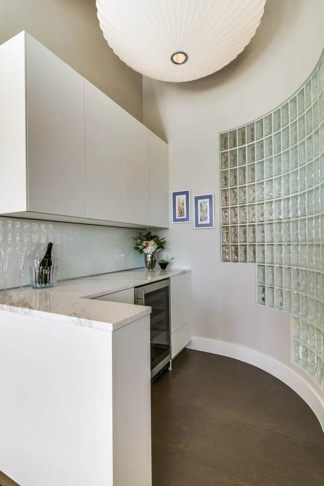 Contemporary Cremo Calacatta Kitchen by Aria Stone Gallery - Photo 6