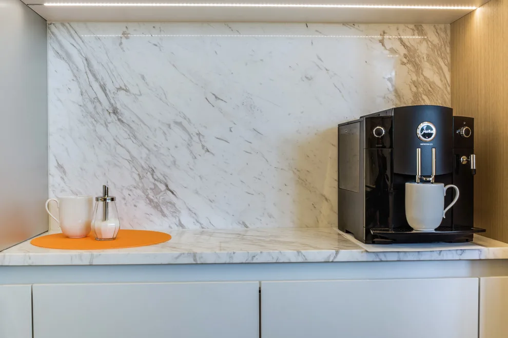 Contemporary Cremo Calacatta Kitchen by Aria Stone Gallery - Photo 4
