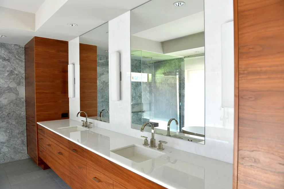 Contemporary Kitchen and Bathroom by Aria Stone Gallery - Photo 7