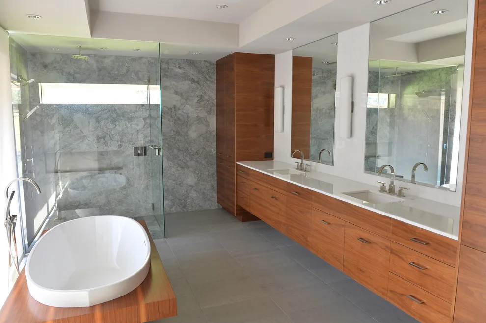 Contemporary Kitchen and Bathroom by Aria Stone Gallery - Photo 16