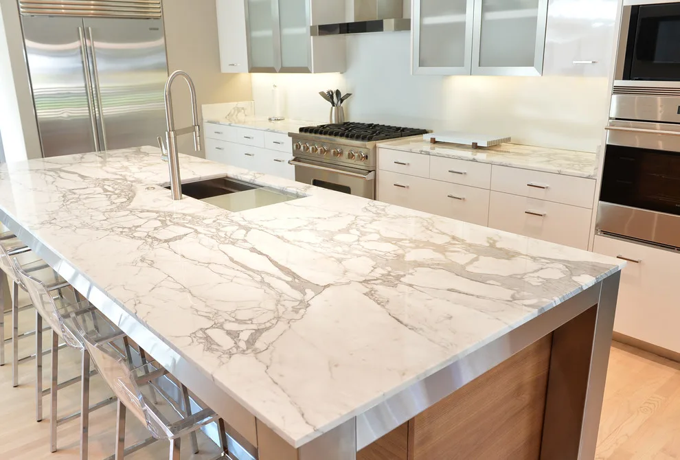 Contemporary Kitchen and Bathroom by Aria Stone Gallery - Photo 6