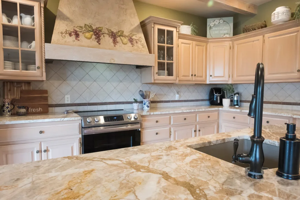 Modern French Provincial Quartzite Kitchen by WilgusIQ - Photo 2