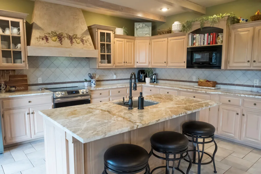 Modern French Provincial Quartzite Kitchen by WilgusIQ - Photo 5