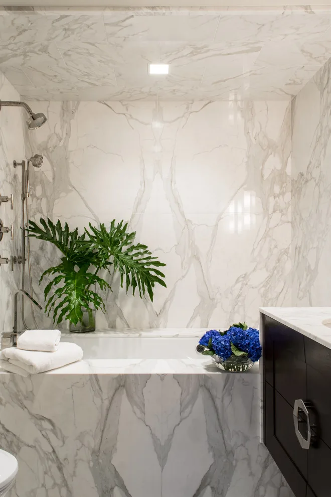 Olmos Penthouse Guest Bathroom by Delta Granite And Marble, Inc. - Photo 2