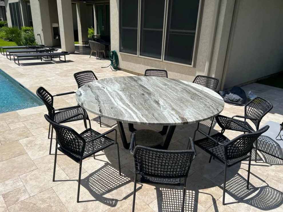 FANTASY BROWN OUTDOOR TABLE by Stones & Designers - Photo 2