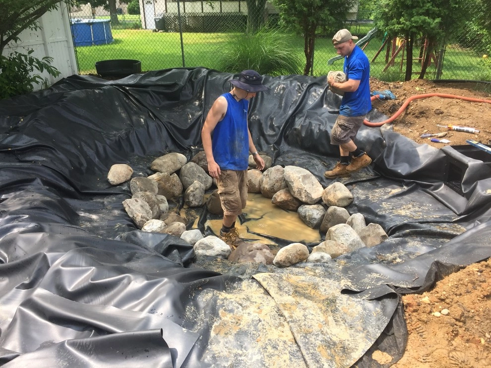 11'x16' Ecosystem Pond Build in Williamstown, NJ by Landvista Aquascapes - Photo 5