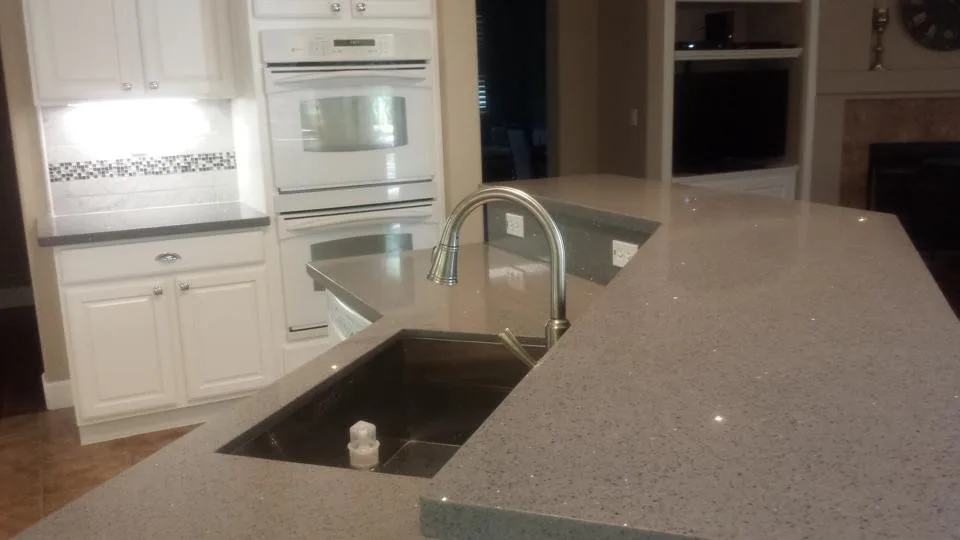 Marble White Kitchen Renovation by Family Floors & More - Photo 2