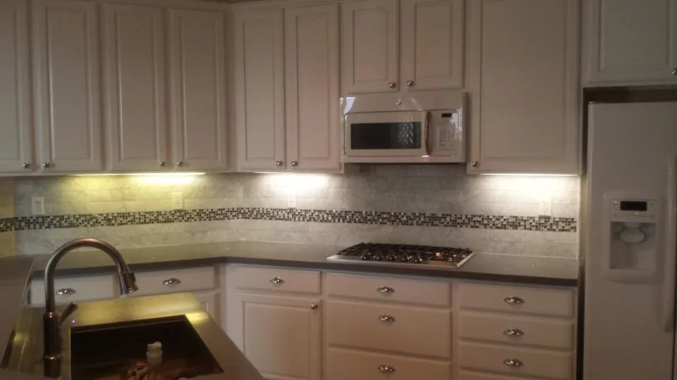 Marble White Kitchen Renovation by Family Floors & More - Photo 4