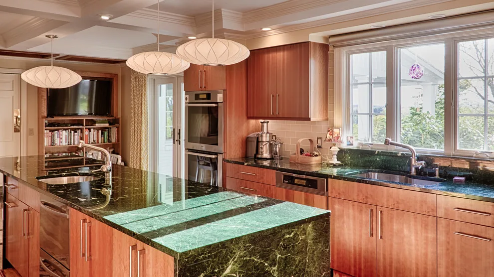 Rainforest Green Granite Culinary Space by Northern Granite And Marble - Photo 10