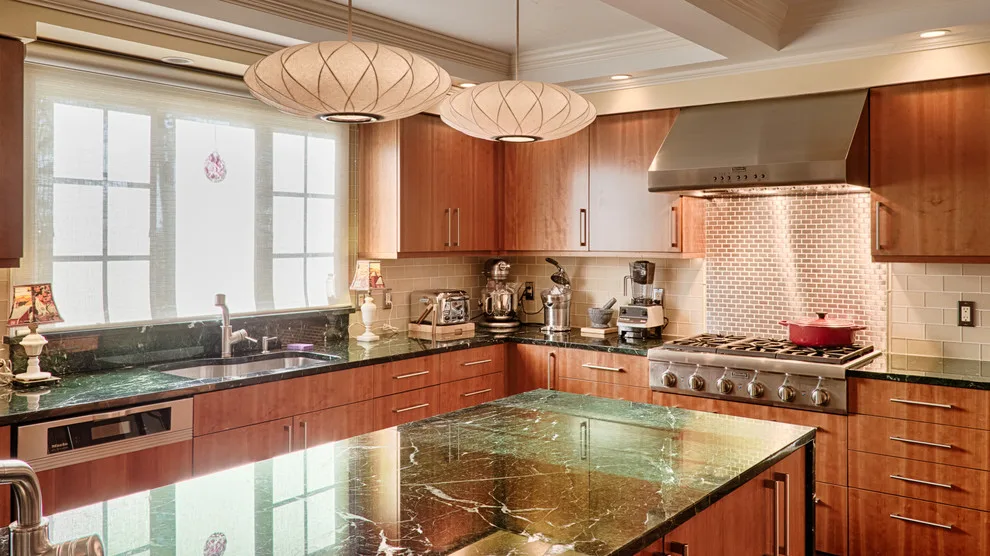 Rainforest Green Granite Culinary Space by Northern Granite And Marble - Photo 3
