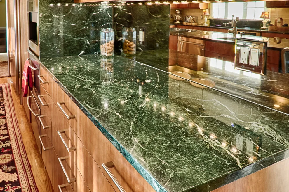Rainforest Green Granite Culinary Space by Northern Granite And Marble - Photo 2