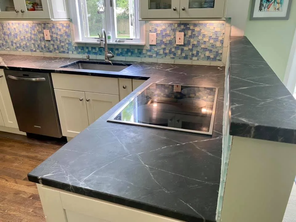 Renovated Pacific Soapstone Surround and Island by Garden State Soapstone - Photo 6