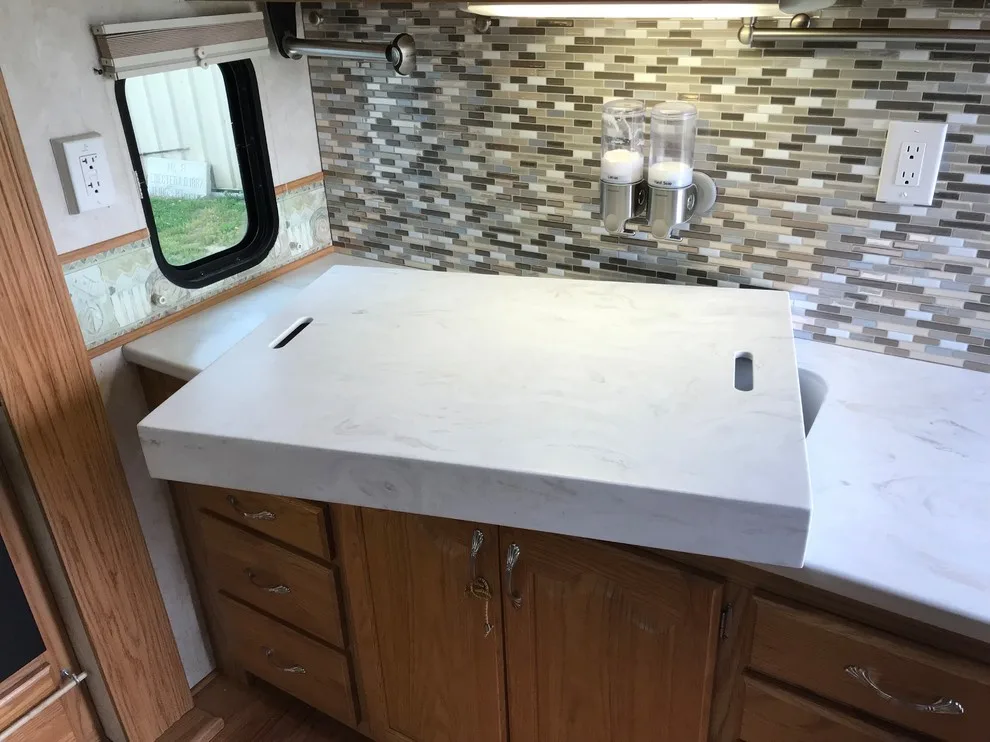 Recreational Vehicle Solid Surface Countertop by Bollock Enterprises LLC - Photo 4