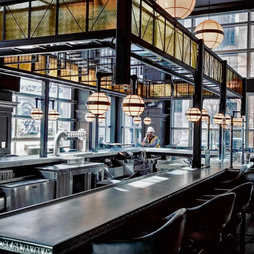 Virginia Pewter Bar Top by La Bastille - Photo 6