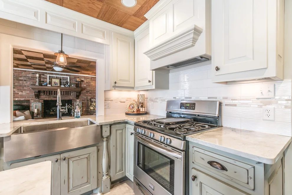 Ocean Pearl Quartzite Kitchen Surfaces by East Coast Granite & Tile - Photo 6