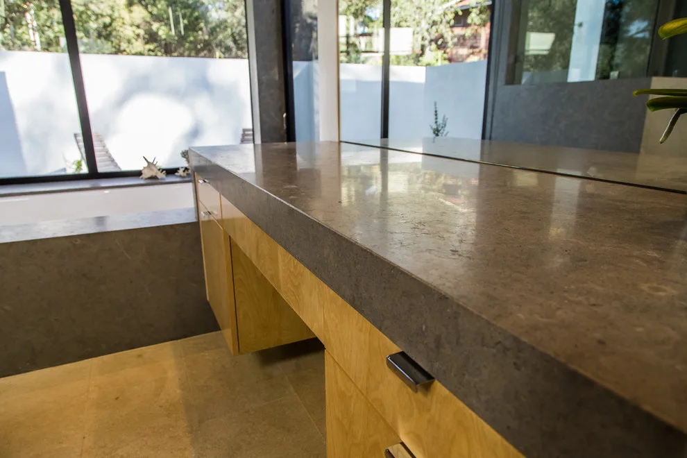Tranquil Master Bathroom by Pacific Stoneworks Inc - Photo 7