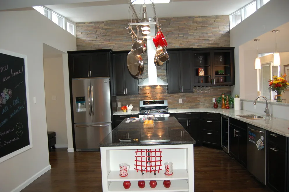Slate Stacked Stone Ledger Panel Kitchen Wall Covering by Midwest St. Louis - Photo 2