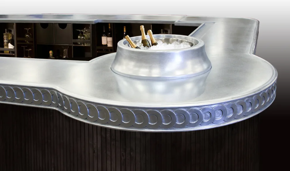 Toronto Pewter Bar Top by La Bastille - Photo 3