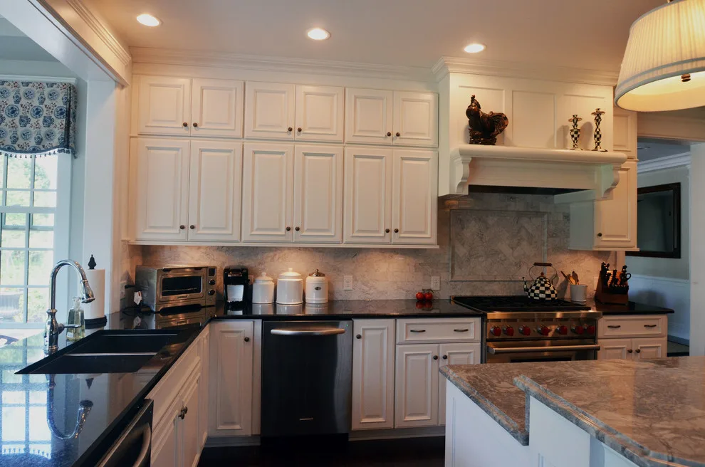 Bright White Kitchen Island by Italian Marble & Granite Inc - Photo 3