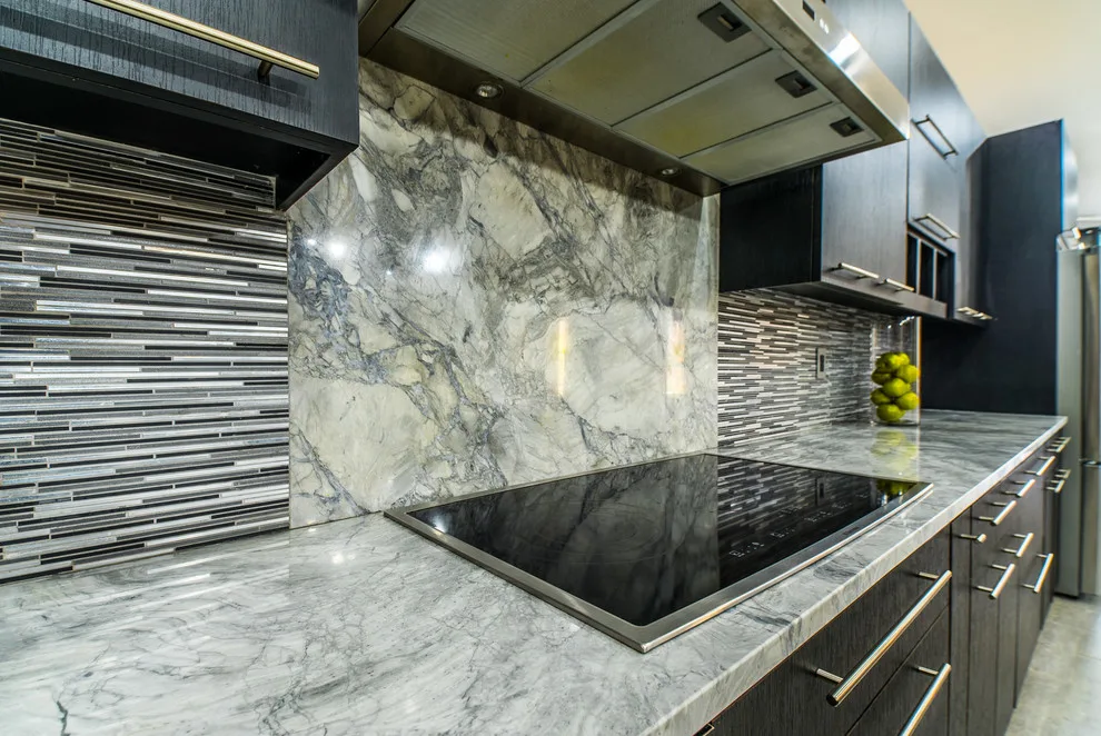 Elevated White Marble Kitchen Surfaces by East Coast Granite & Tile - Photo 7