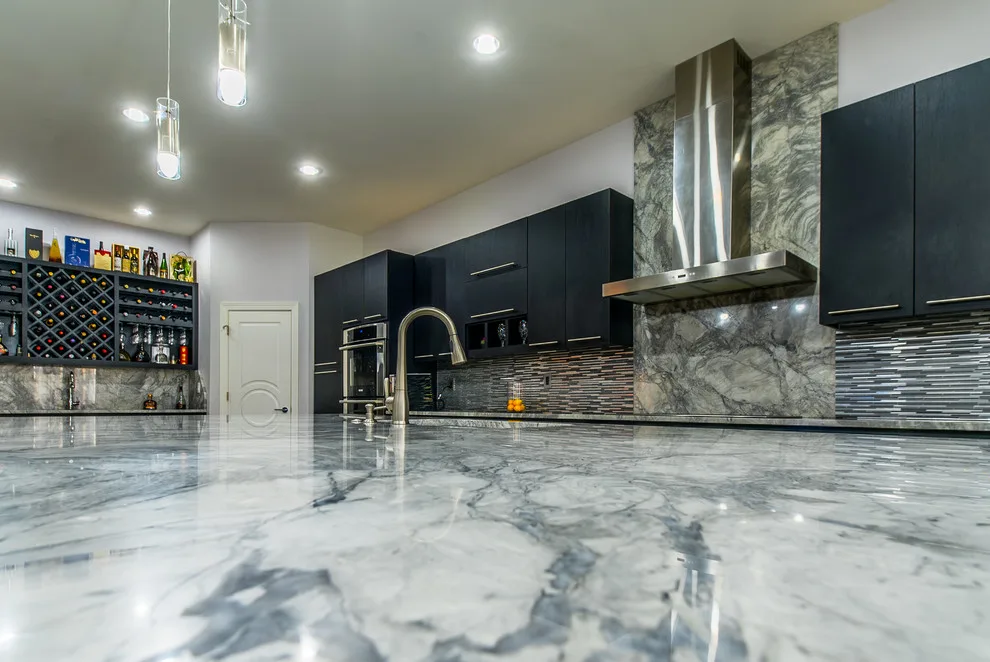 Elevated White Marble Kitchen Surfaces by East Coast Granite & Tile - Photo 14