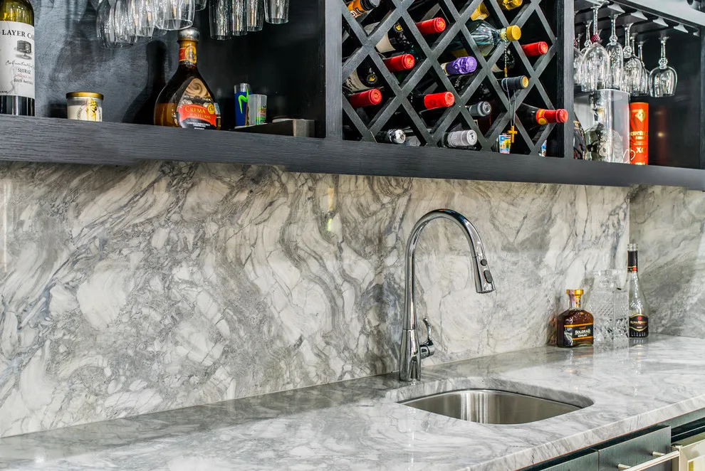 Elevated White Marble Kitchen Surfaces by East Coast Granite & Tile - Photo 8