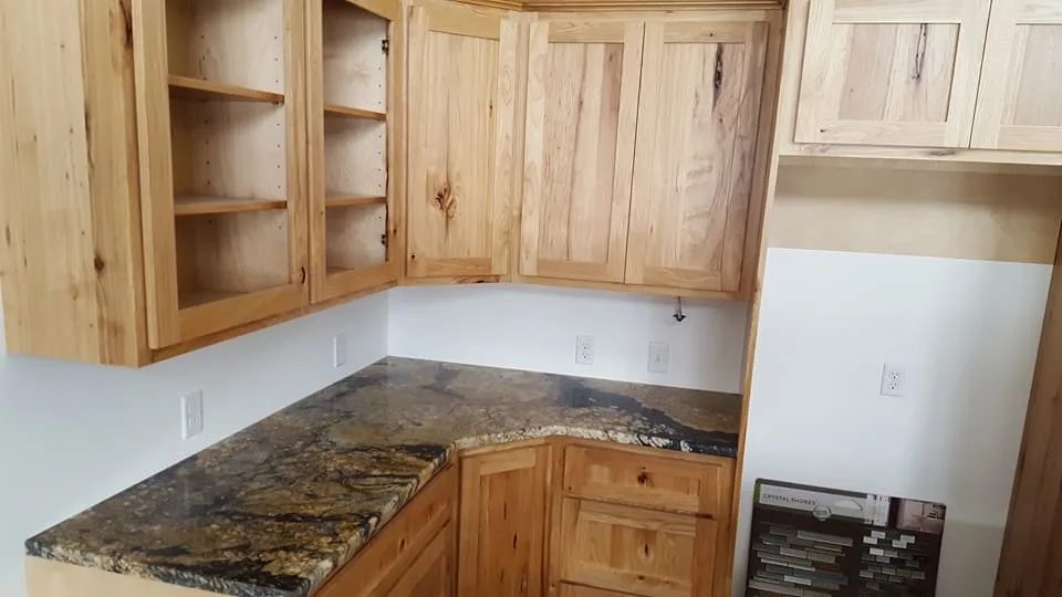 Hickory Cabinets with "Supreme Gold" Granite by Cornerstone Custom Granite,LLC - Photo 4