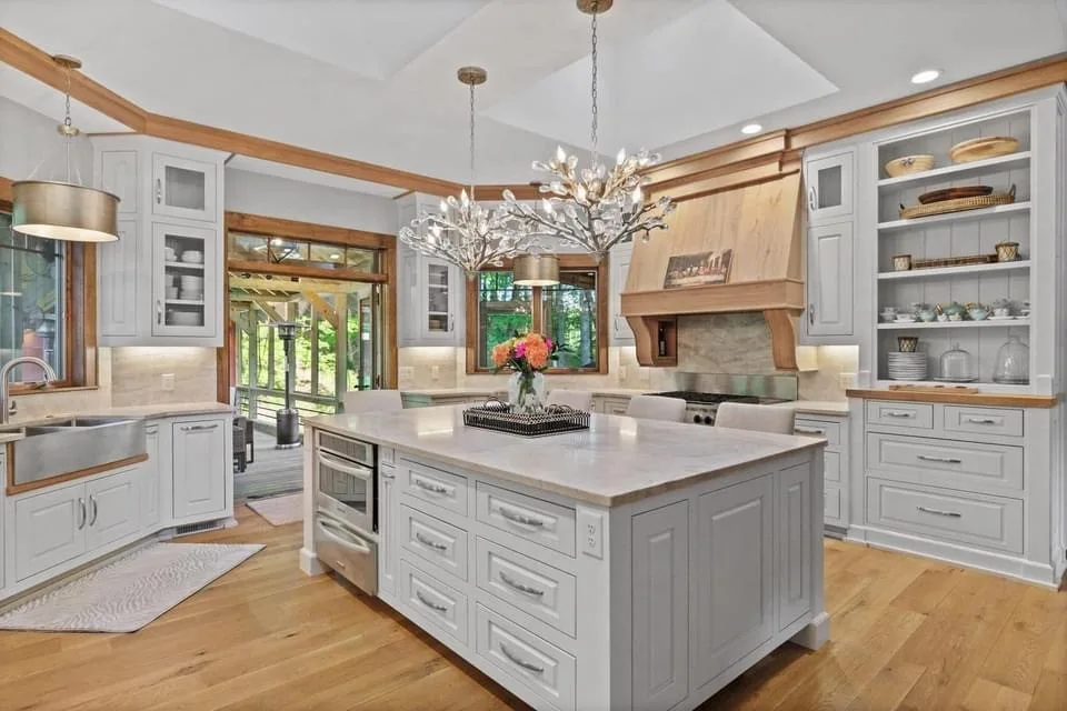 Leathered Quartzite Kitchen Featuring Taj Mahal - Our Project by Trinity Granite & Marble - Photo 3