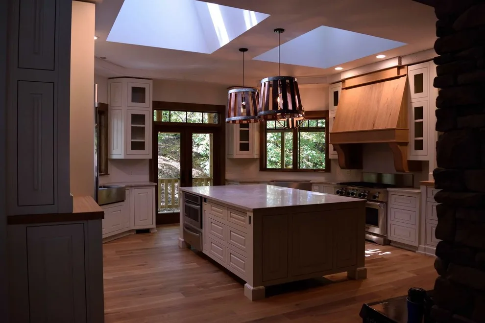 Leathered Quartzite Kitchen Featuring Taj Mahal - Our Project by Trinity Granite & Marble - Photo 5