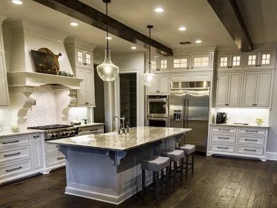 Kitchen with Polished Quartzite from the Taj Mahal by Granite Division Inc. - Photo 3