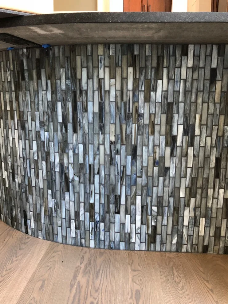Contemporary Wet Bar Design for Hilton Head by Prestige Stone & Tile - Photo 5