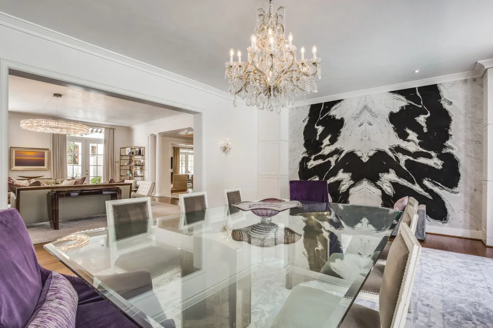 Dalmata Marble Accent Wall and Dining Area Renovation by Aria Stone Gallery - Photo 3