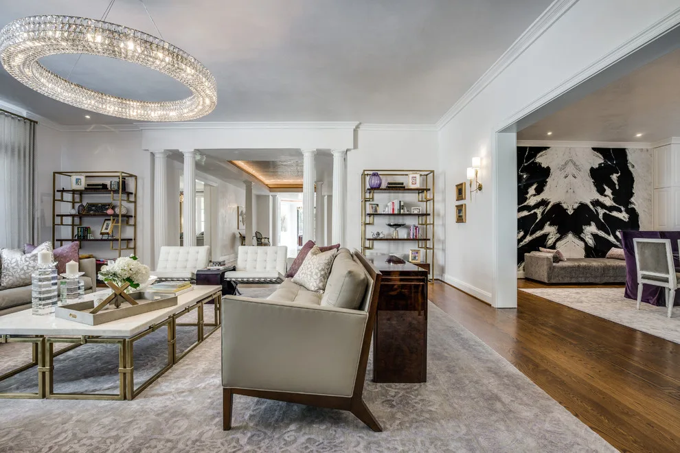 Dalmata Marble Accent Wall and Dining Area Renovation by Aria Stone Gallery - Photo 5