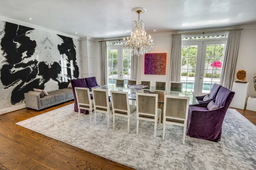 Dalmata Marble Accent Wall and Dining Area Renovation by Aria Stone Gallery - Photo 2