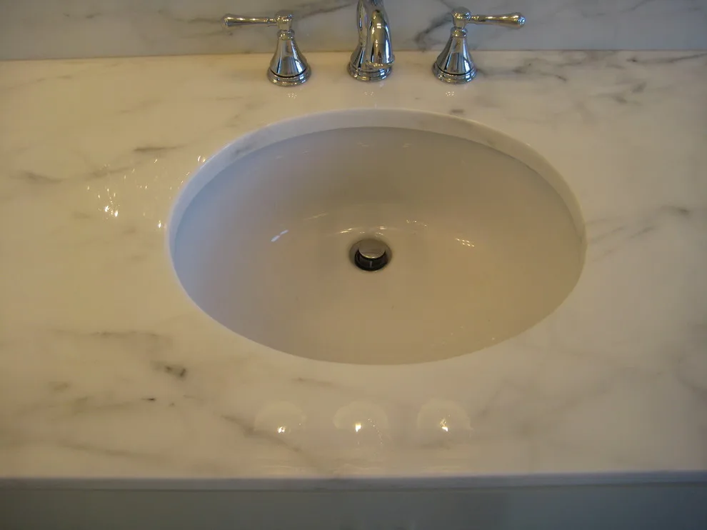Calcutta Gold Marble Vanity by LaBruyere Stone - Photo 6