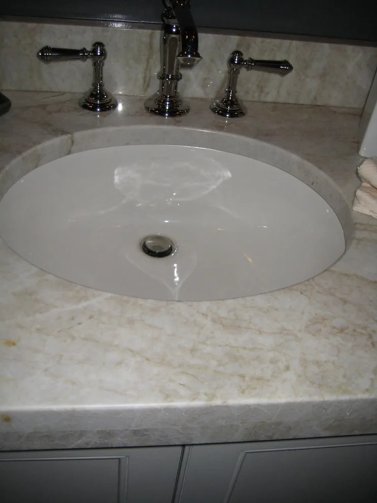 Taj Mahal Quartzite Laminate Vanity by LaBruyere Stone - Photo 2