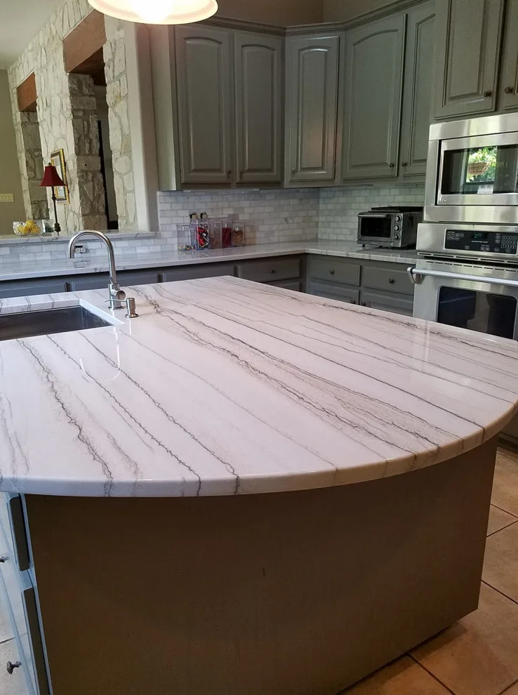 Quartzite Kitchen and Laundry in White Macabus by Tex-San Granite - Photo 2