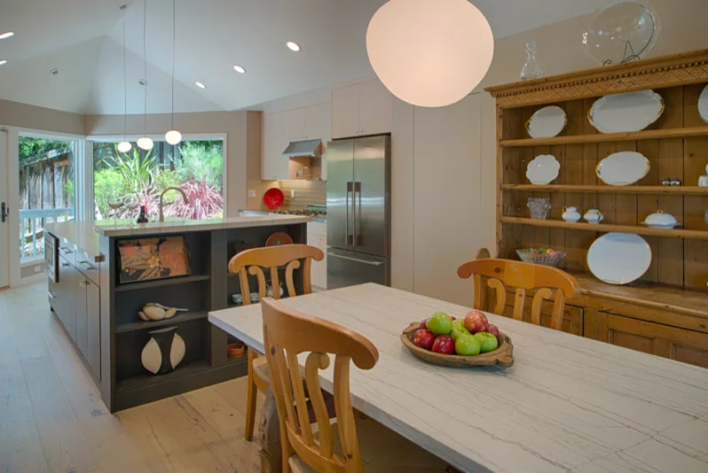 Macaubas Island and Table in White by Surface Art Countertops - Photo 3