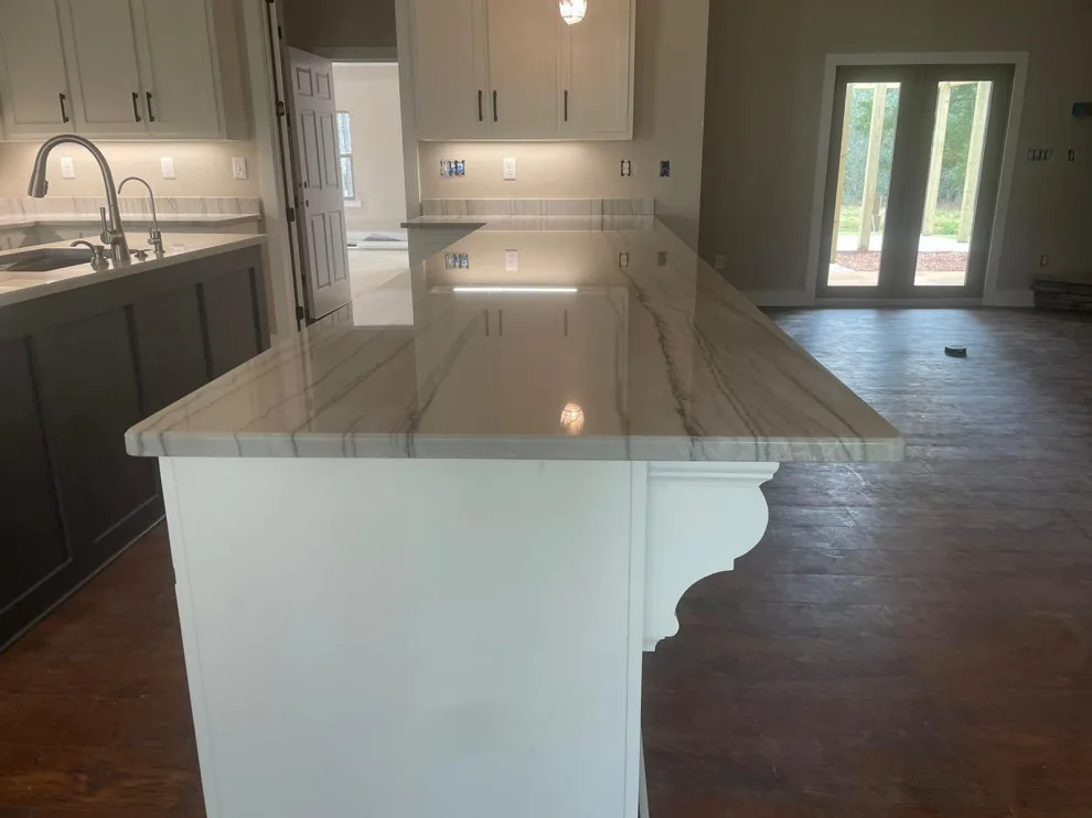 Macaubas White Quartzite Kitchen Countertops by Paradise Granite LLC - Photo 5