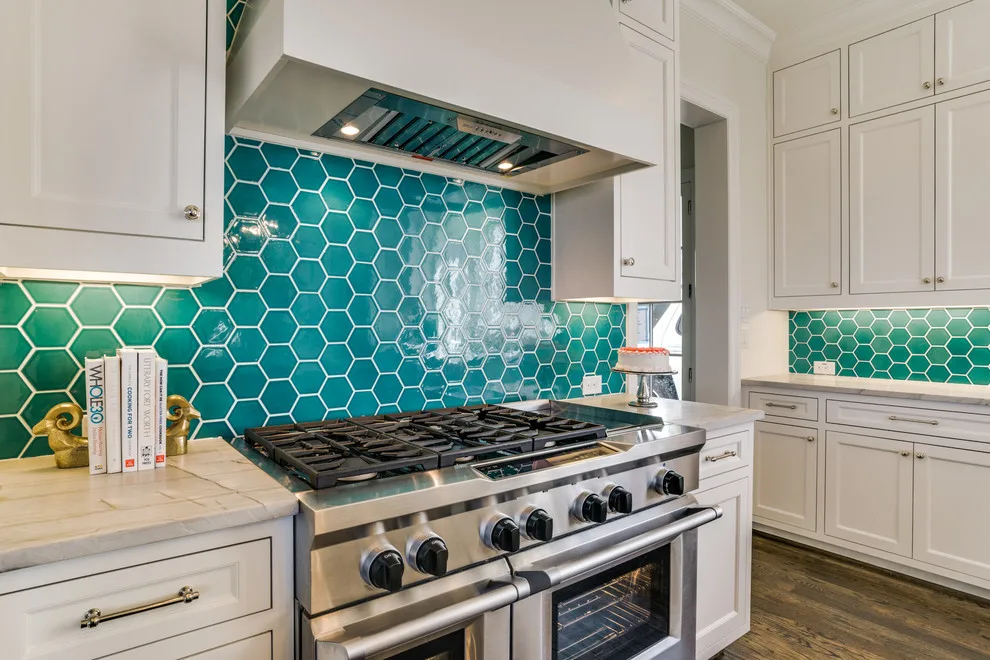 Whimsical Kitchen with White Macaubas by Aria Stone Gallery - Photo 5