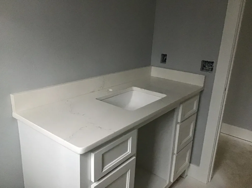Quartz White Kitchen by Granite Makeover - Photo 4